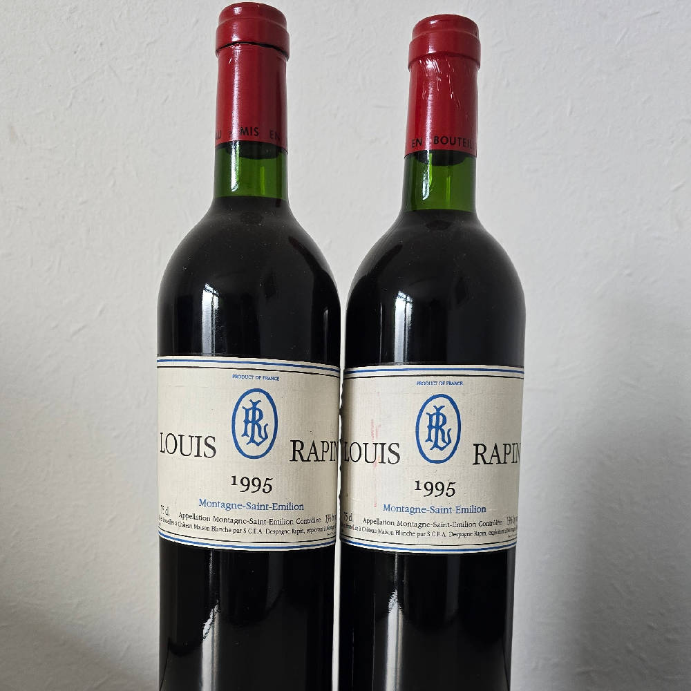 2 x  Louis Rapin 1995 Vignobles Despagne Rapin