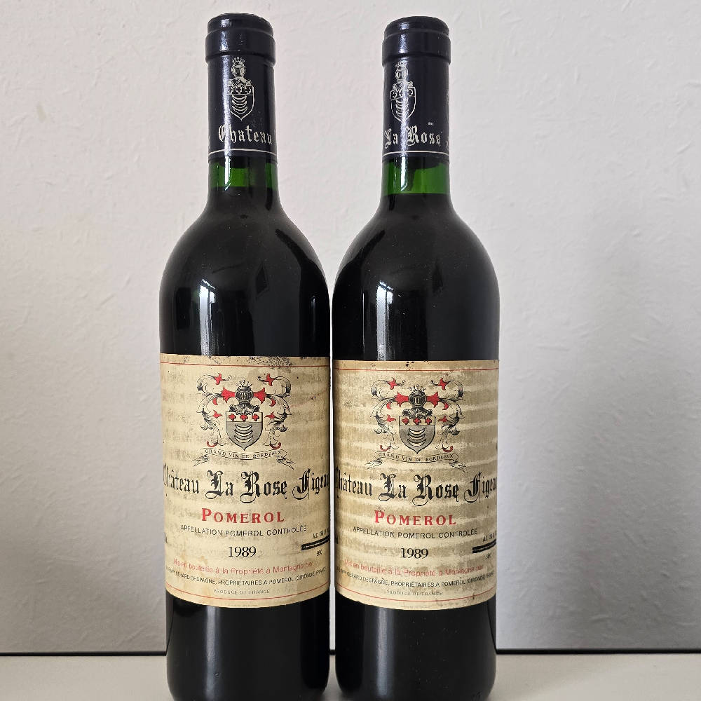 2 x Chateau La Rose Figeac 1989
