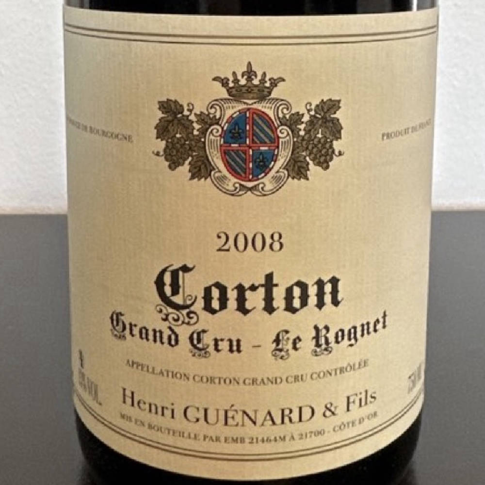 Henri Guenard & Fils Corton Grand Cru Le Rognet 2008