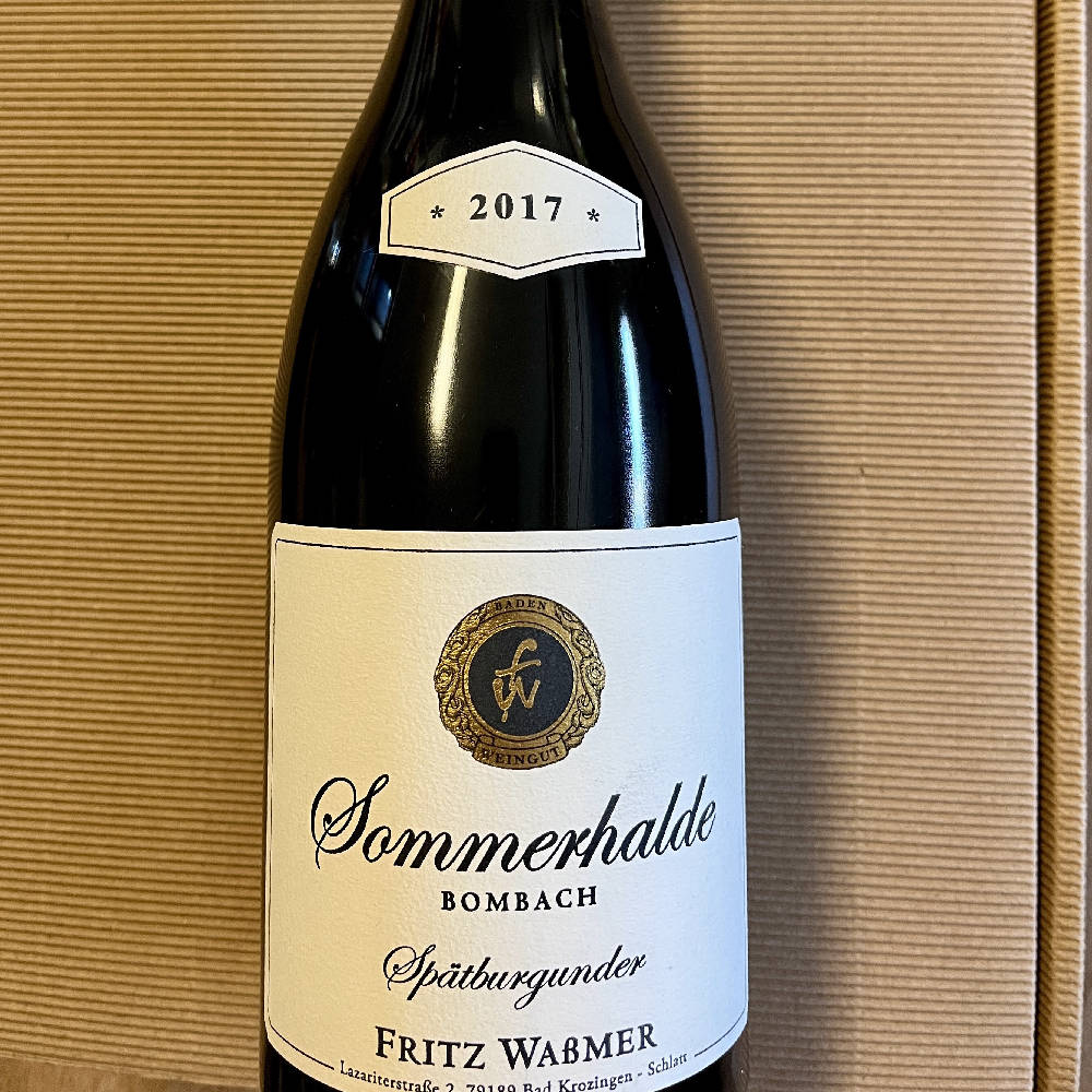 2017 Sommerhalde Spätburgunder Fritz Wassmer
