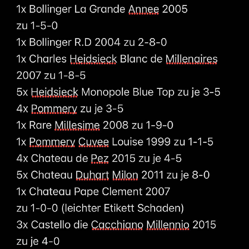 Liste Champus / BDX / IT / AT