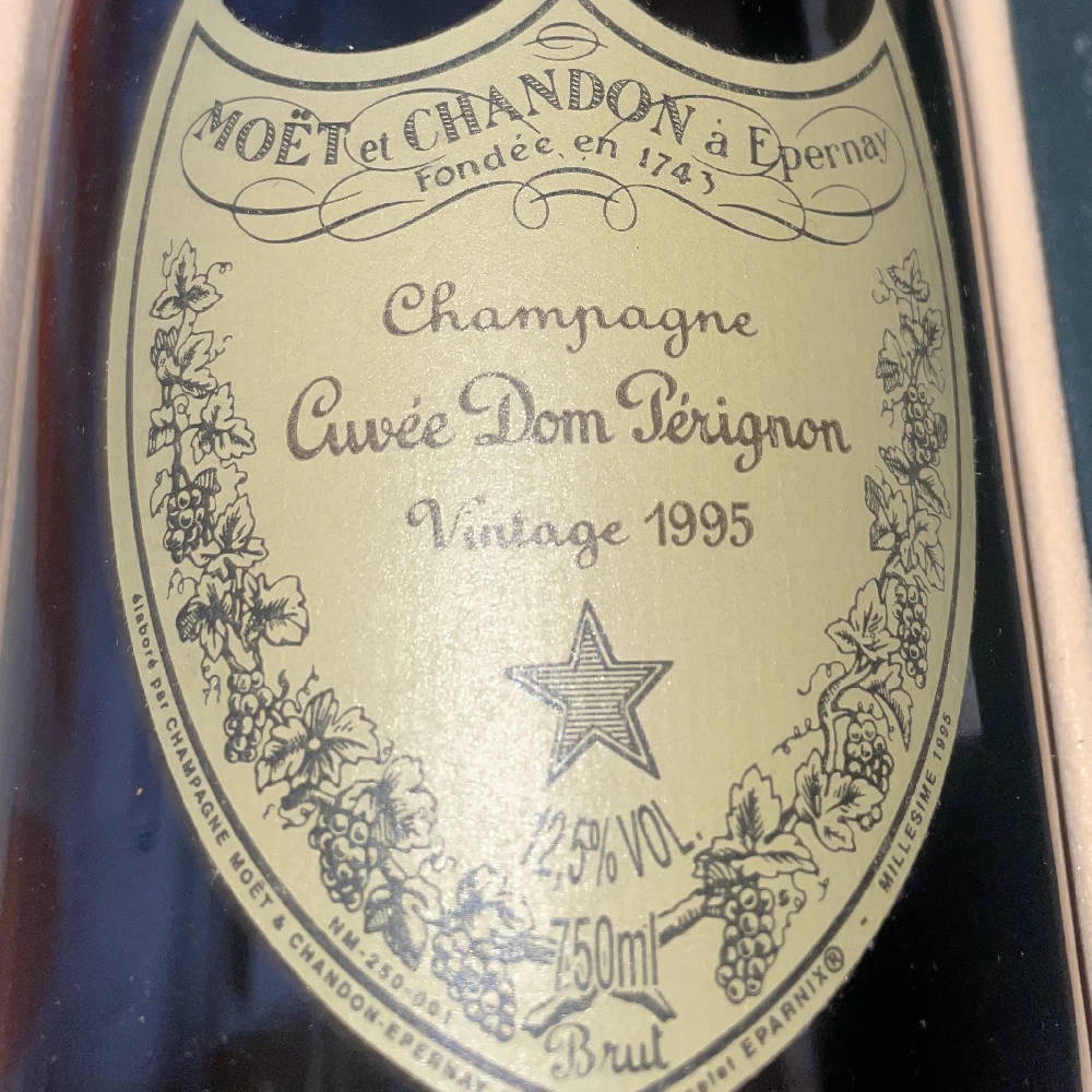  Champagne Dom Perignon  vintage 1995 