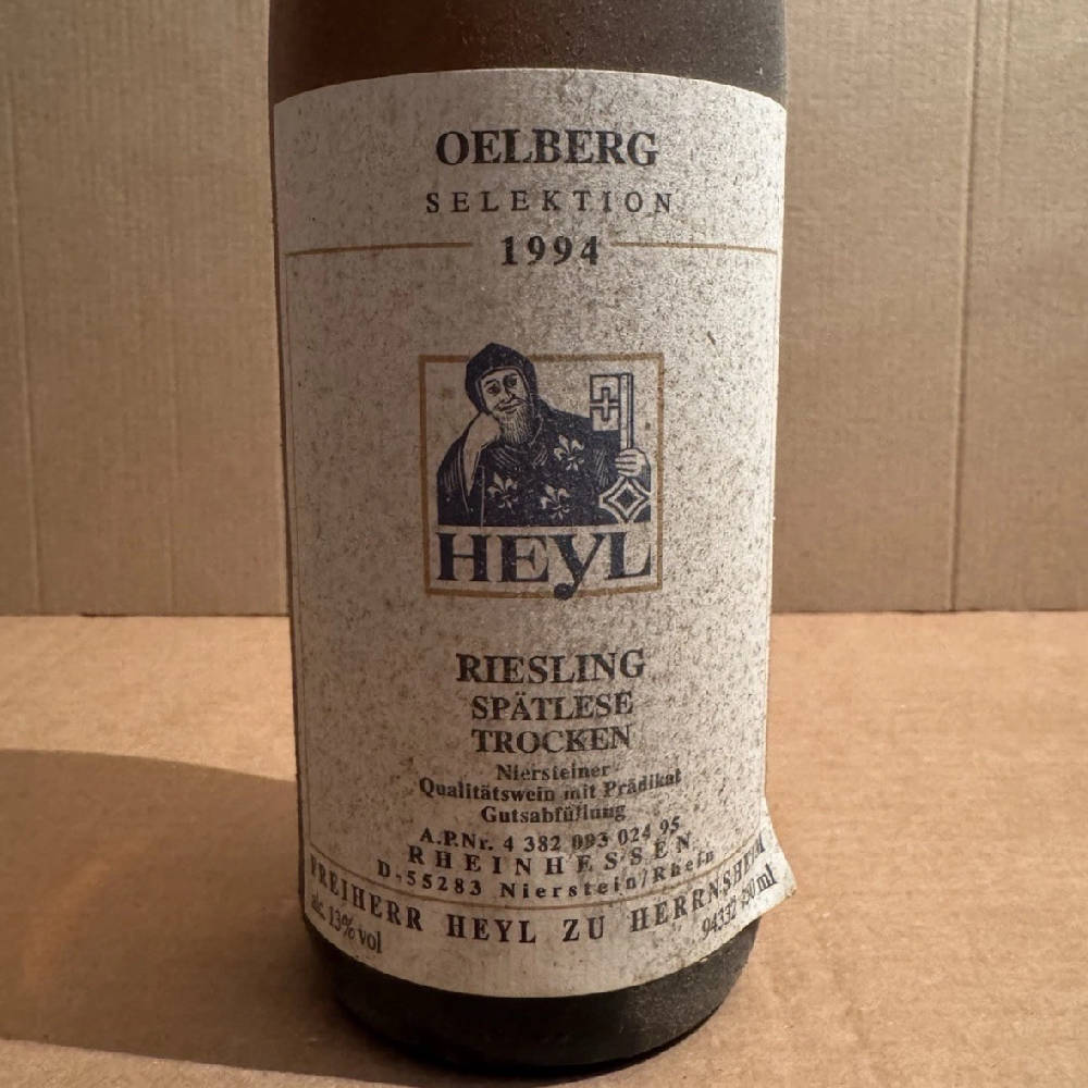 1994 Heyl Oelberg Selektion Riesling Spätlese Trocken