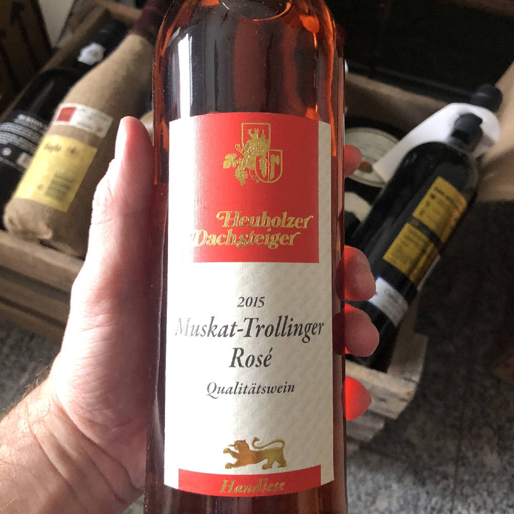 Heuholzer Dachsteiger 2015 Muskat Trollinger rose Württemberg 