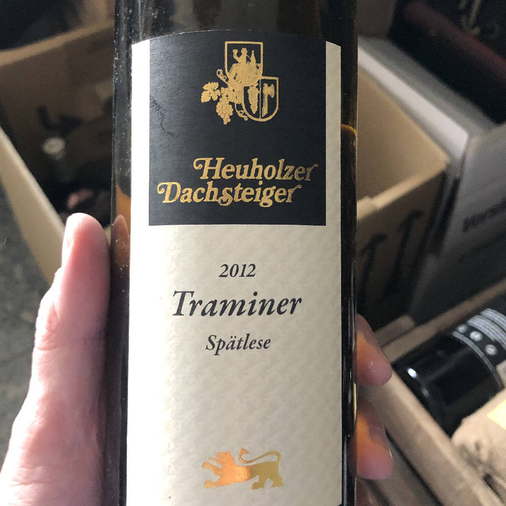 Heuholzer Dachsteiger Traminer Spätlese 2012 Württemberg 