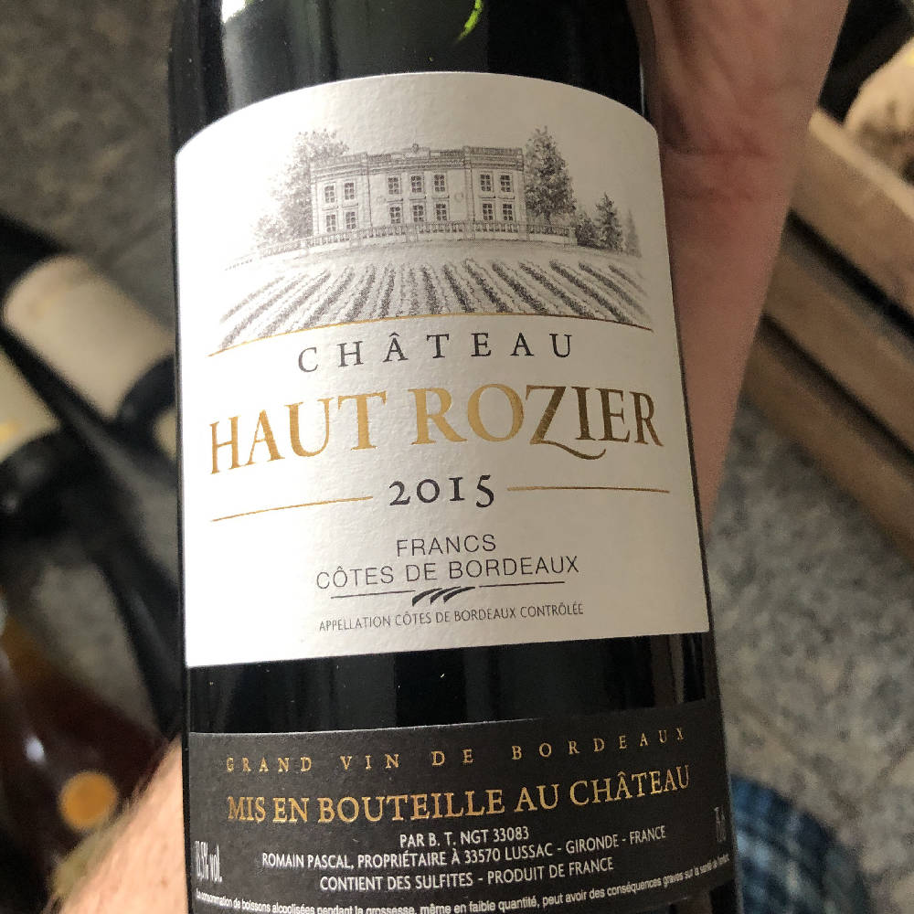 Chateau Rozier 2015 Pascal Romain