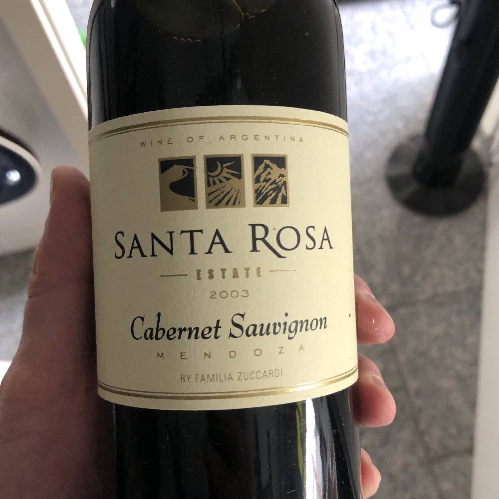 Santa Rosa Cabernet Sauvignon Mendoza 2003