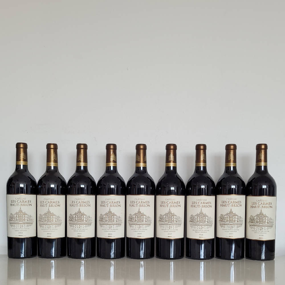 9 x Les Carmes Haut Brion Vertikale HOT