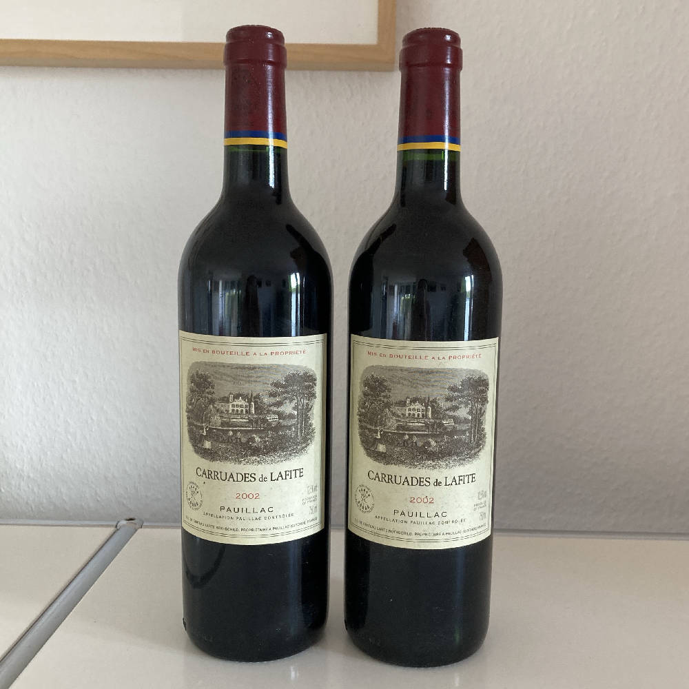 Carruades de Lafite Pauillac 2002, 2 Flaschen 