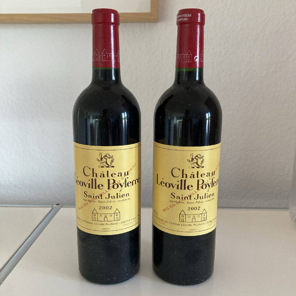 Chateau Léoville Poyferré 2002, 2 Flaschen