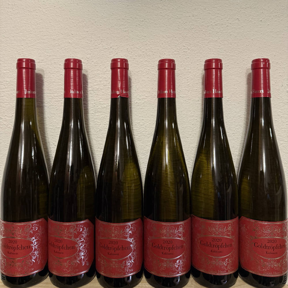 6 x Goldtröpfchen 2020 Kabinett Julian Haart