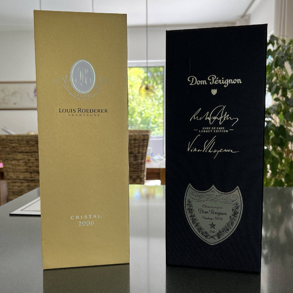 Cristal und Dom Pérignon Legacy 2008