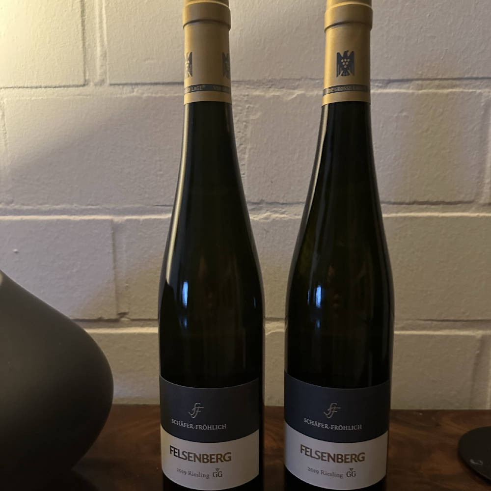 2x Schäfer Fröhlich Riesling Felsenberg GG 2019