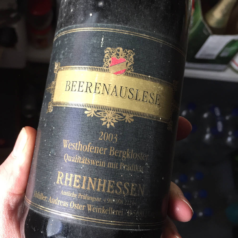 Westhofener Bergkloster Beerenauslese 2003