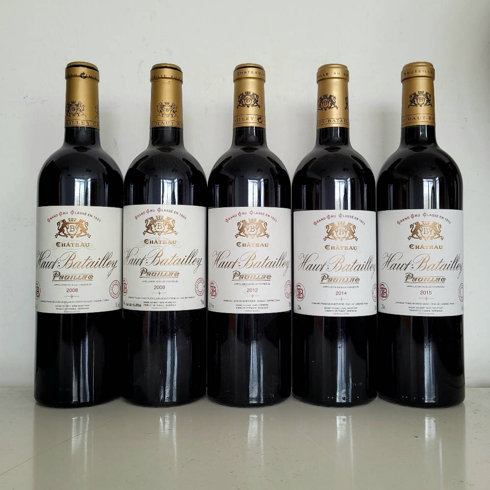 5 x Chateau Haut Batailley Vertikale 