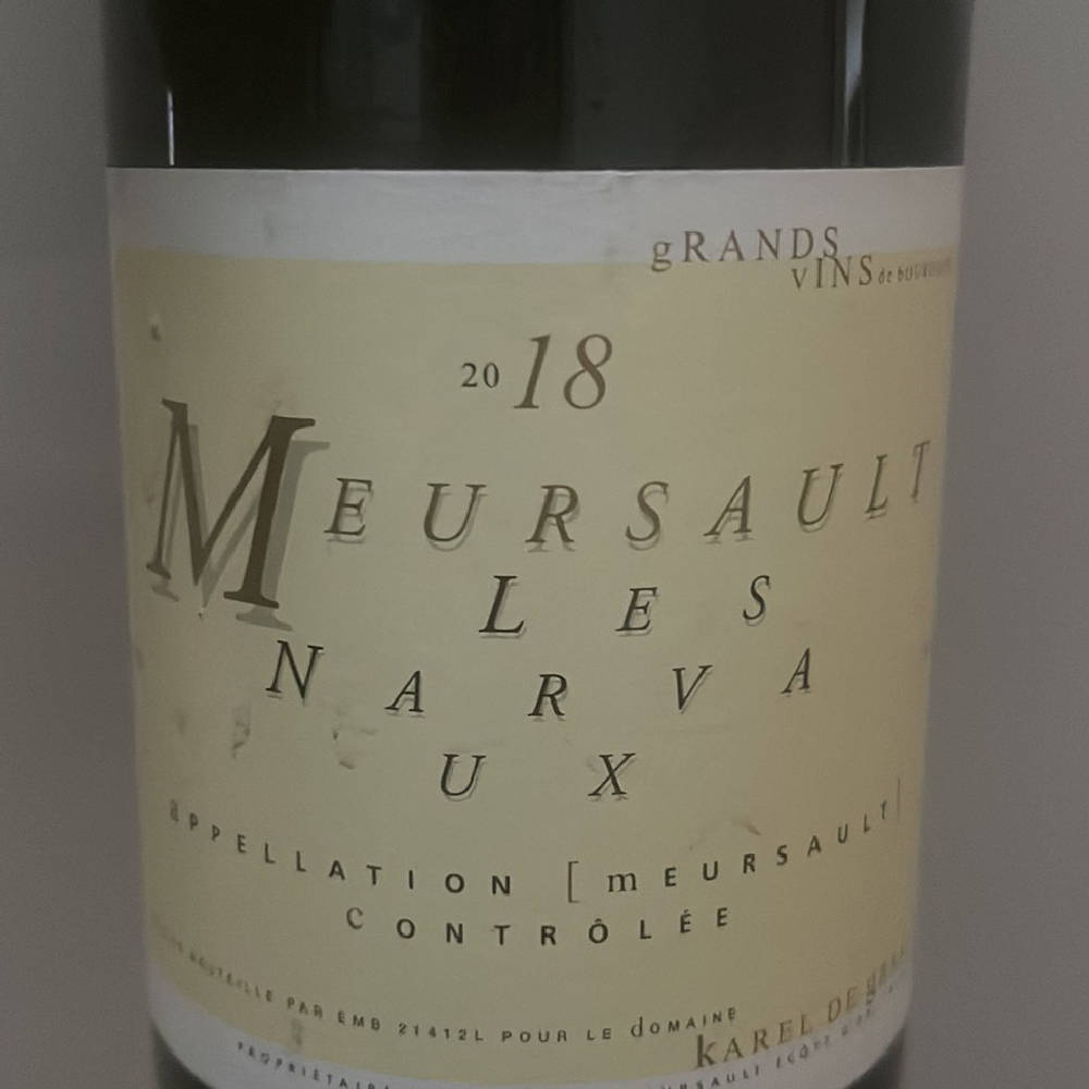 2018 Meursault Karel de Graaf