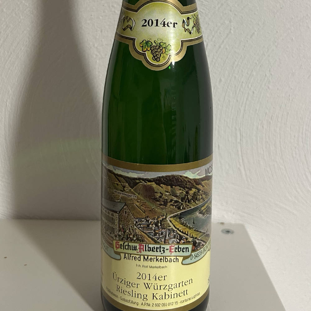 Alfred Merkelbach Ürziger Würzgarten Riesling Kabinett 2014 