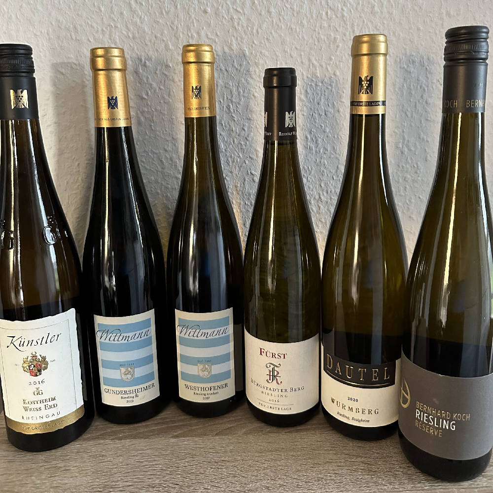 6er Lagen-Riesling Set gereift 