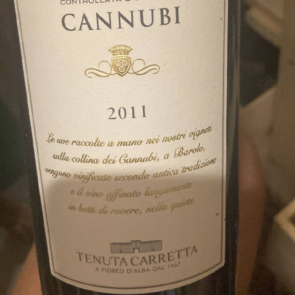 Barolo 2011 Cannubi