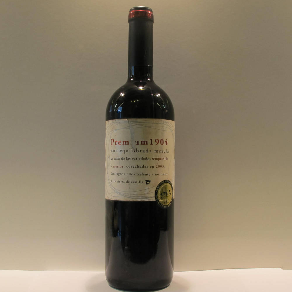 Premium Aniversario1904, Tempranillo-Merlot aus 2003, Navarro Lopez, Valdepenas