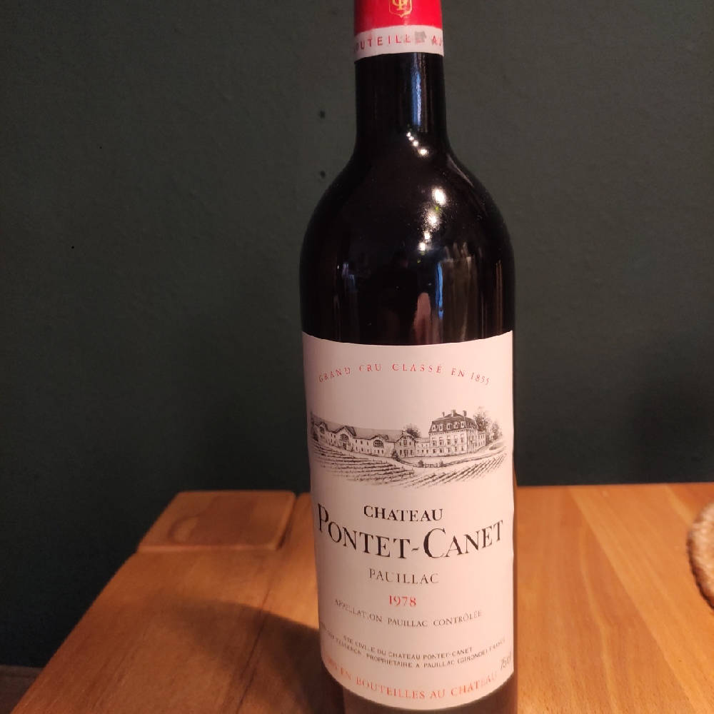 Pontet Canet 1978 im Top Zustand aus der 12er OHK