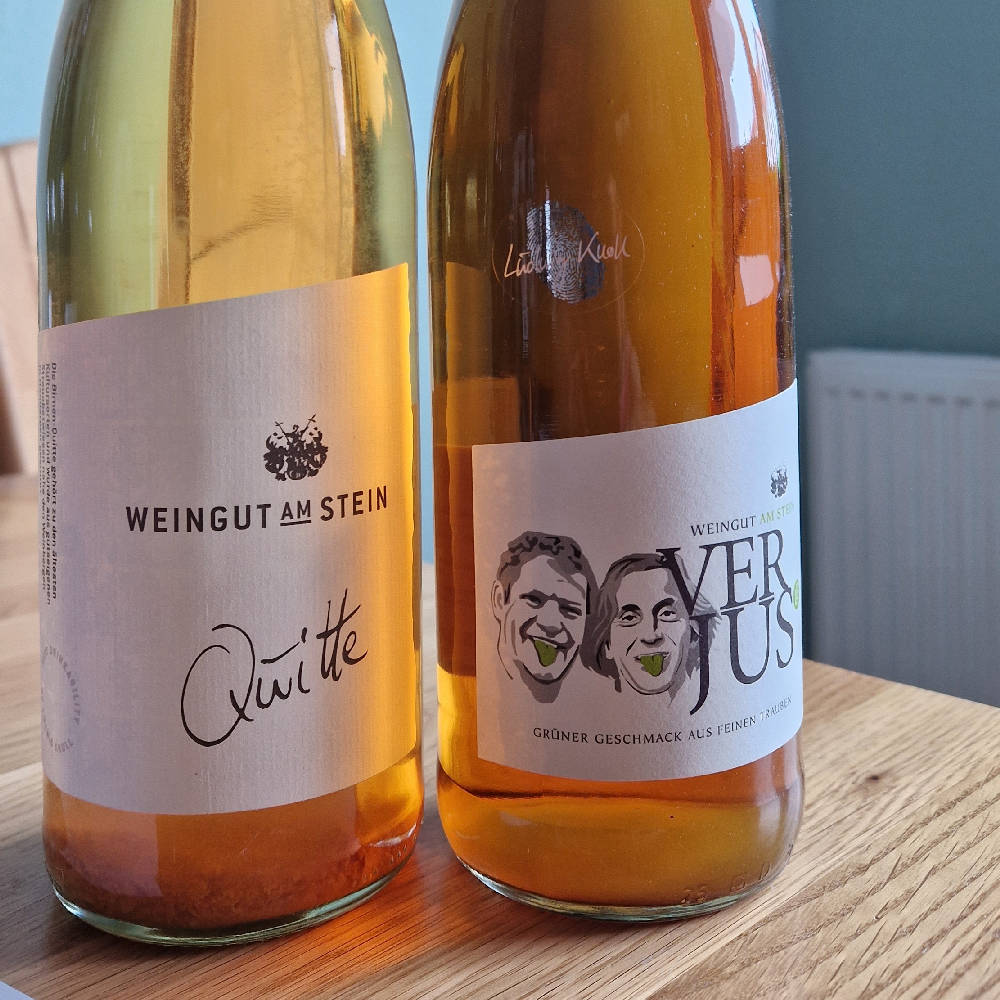 5x Verjus 0.75l  und 2x Quittensaft 0.75l von Weingut am Stein