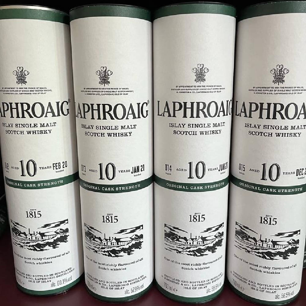 Laphroaig 10yo Cask Strength Batch 12-13-14-15