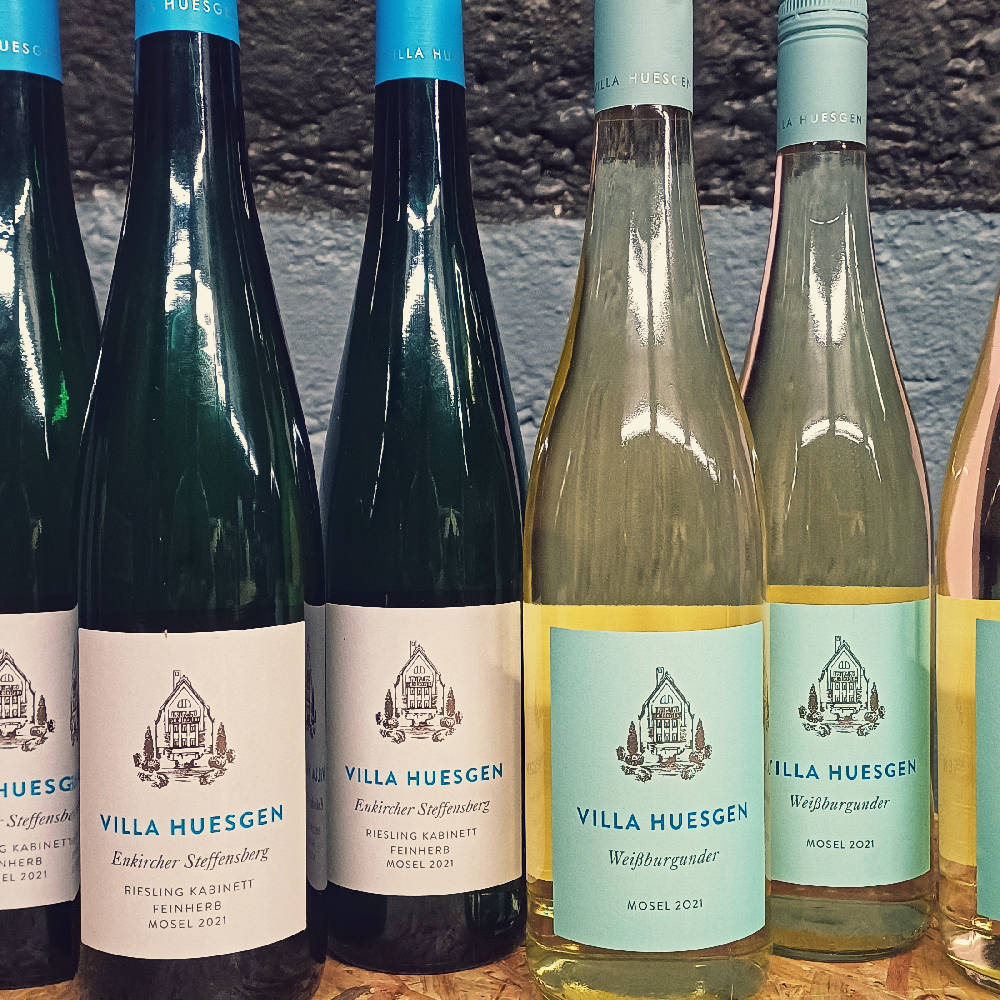 6x Villa Huesgen 2021 Riesling+Weißburgunder Mosel