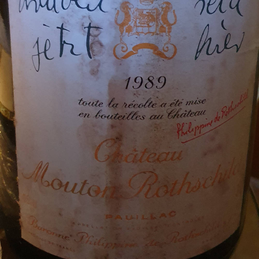 Château Mouton Rothschild 1989 3Liter