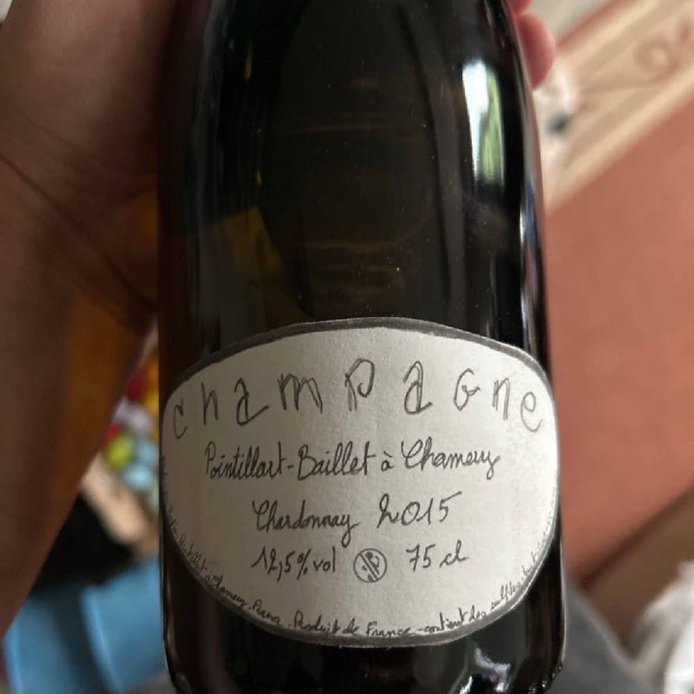 champagne pointillart baillet chardonnay 2015 rar