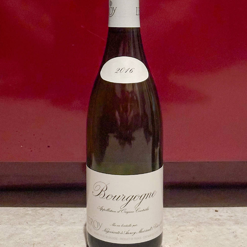 Maison Leroy - Bourgogne 2016 - Lalou Bize-Leroy