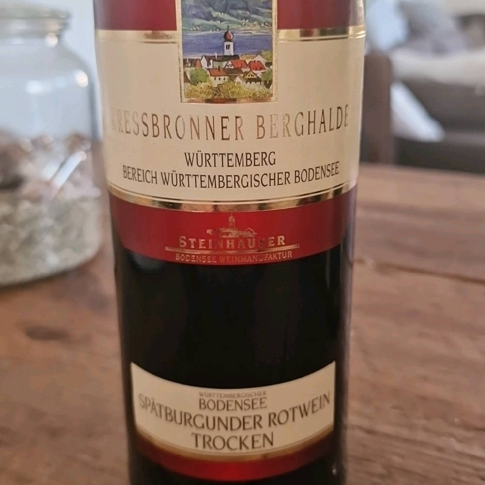 Spätburgunder / Trocken / Kressbronner Berghalde / 2016 / Weingut Steinhauser