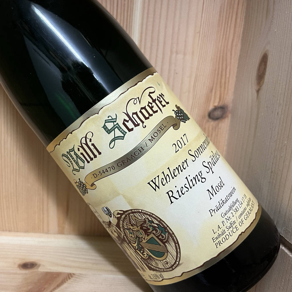 2017 Wehlener Sonnenuhr Riesling Spätlese Willi Schäfer