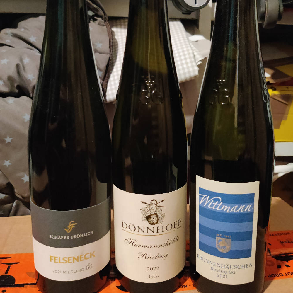 High end Riesling Trio