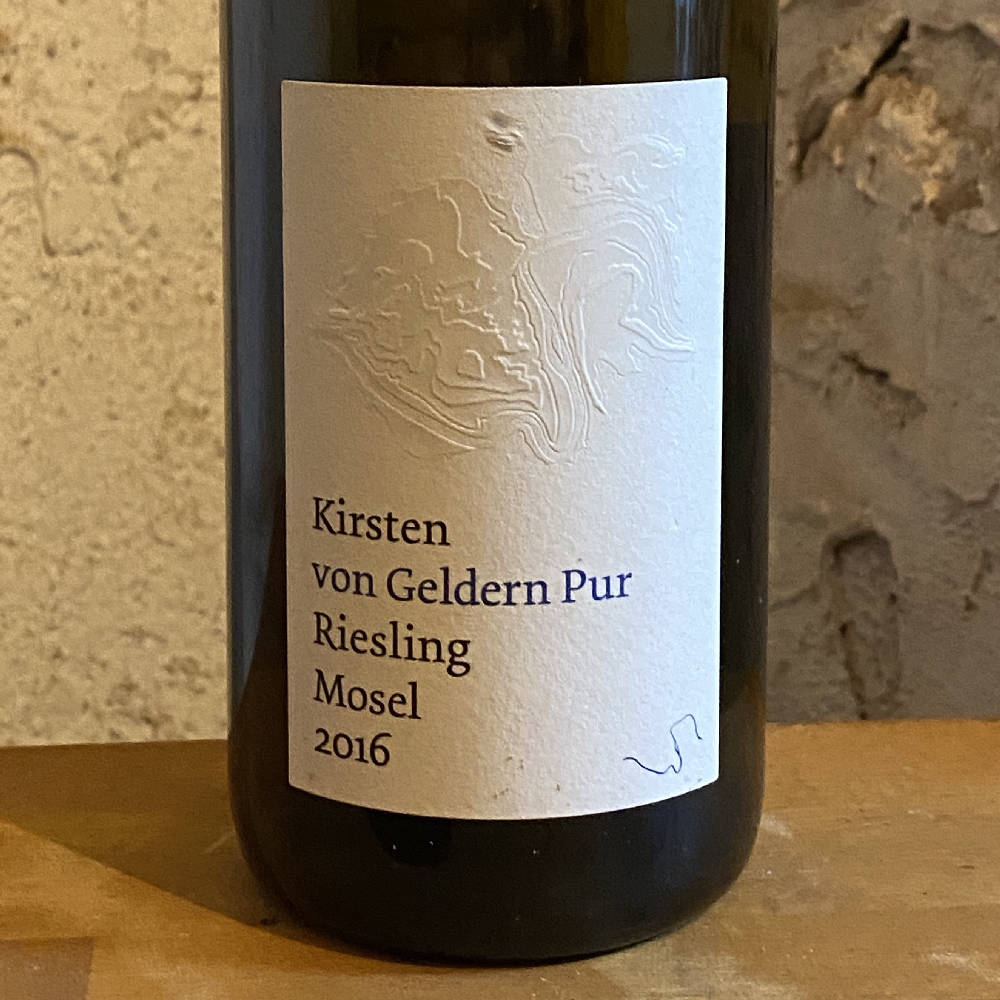 Weingut Kirsten - „von Geldern Pur“Spätlese 2016