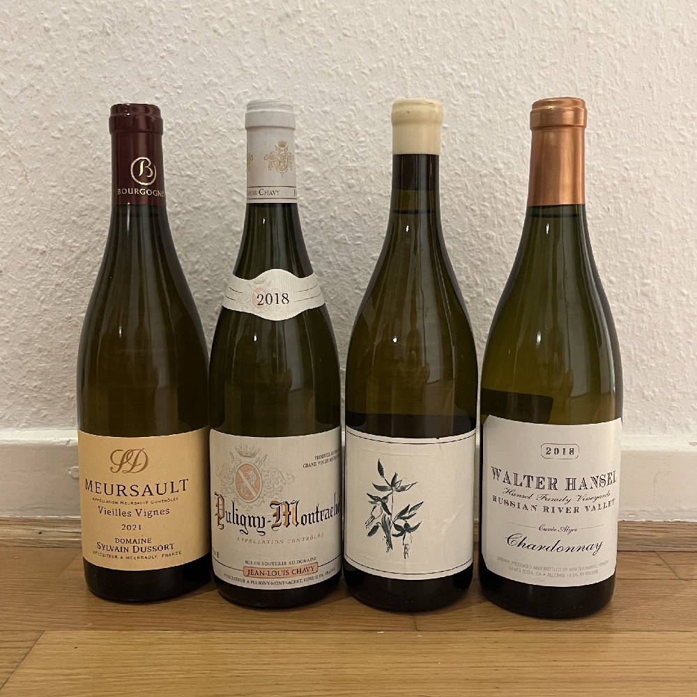 Chardonnay Burgund vs Kalifornien Paket