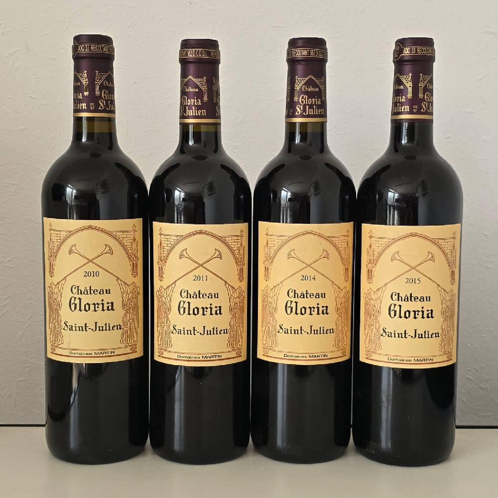4 x Chateau Gloria Saint-Julien Bordeaux 