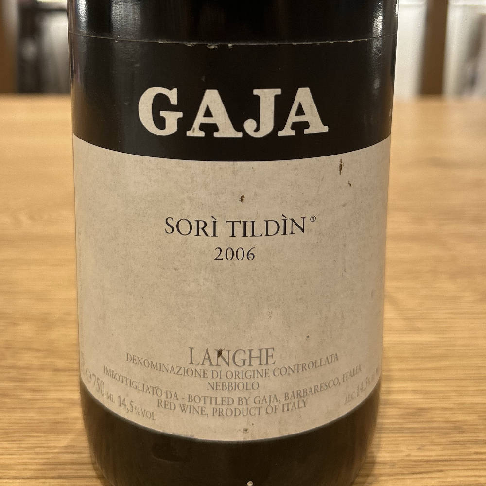 Angelo Gaja Barbaresco Sori Tildin 2006