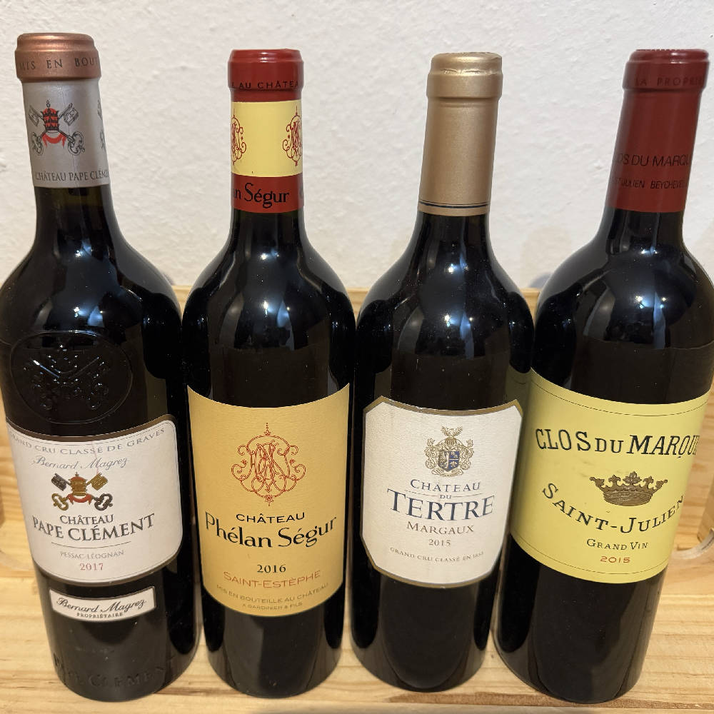 Bordeaux im Paket oder einzeln 