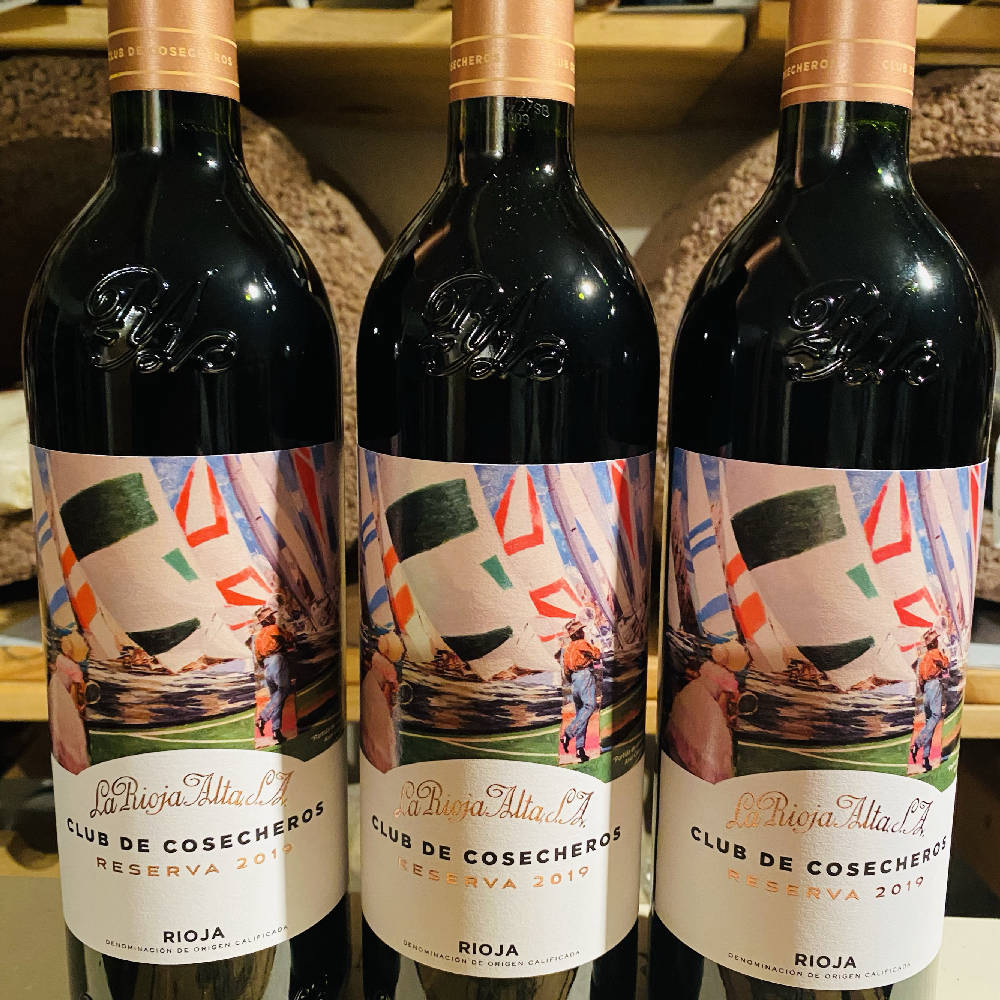 3 x La Rioja Alta Club de Cosecheros Riserva 2019