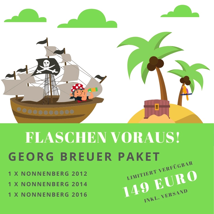 Alles verkauft! Flaschen voraus! Georg Breuer Nonnenberg Paket