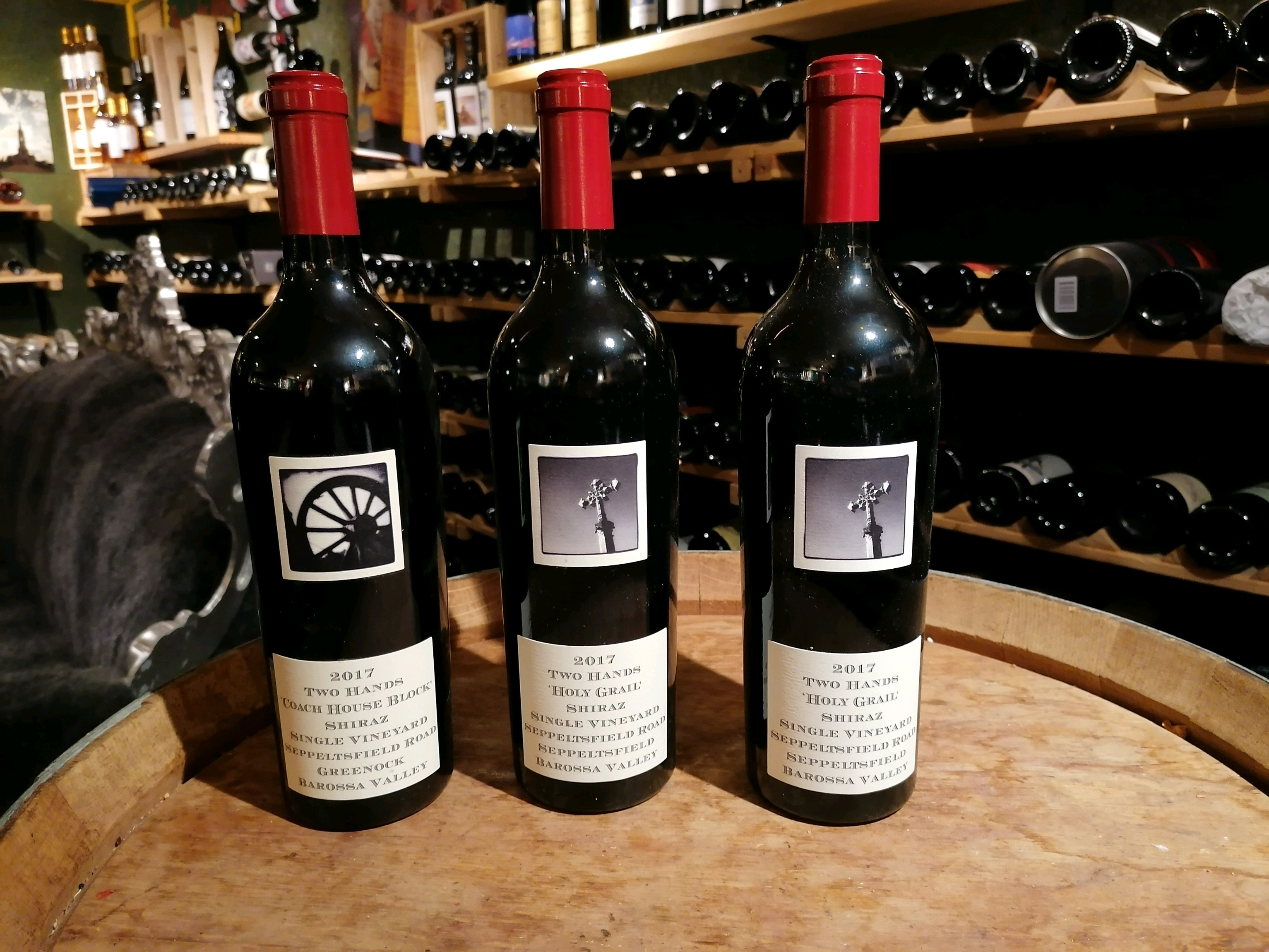 3 x Two Hands Shiraz, 98 und 96 PP