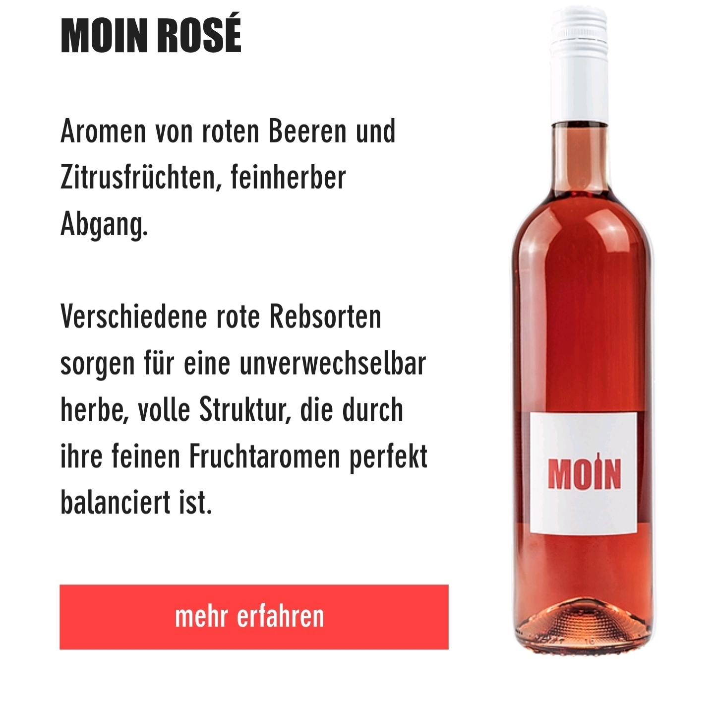 Moin Wein Roséwein Cuvée