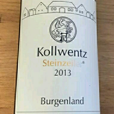 Kollwentz Steinzeiler 2013 0,75L 