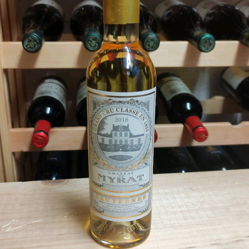 Sauternes Chateau de Myrat Grand Cru Classe 2018