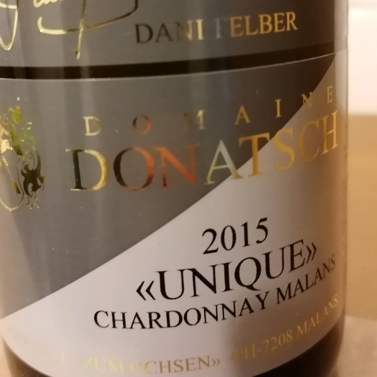 Donatsch Chardonnay Unique 2015