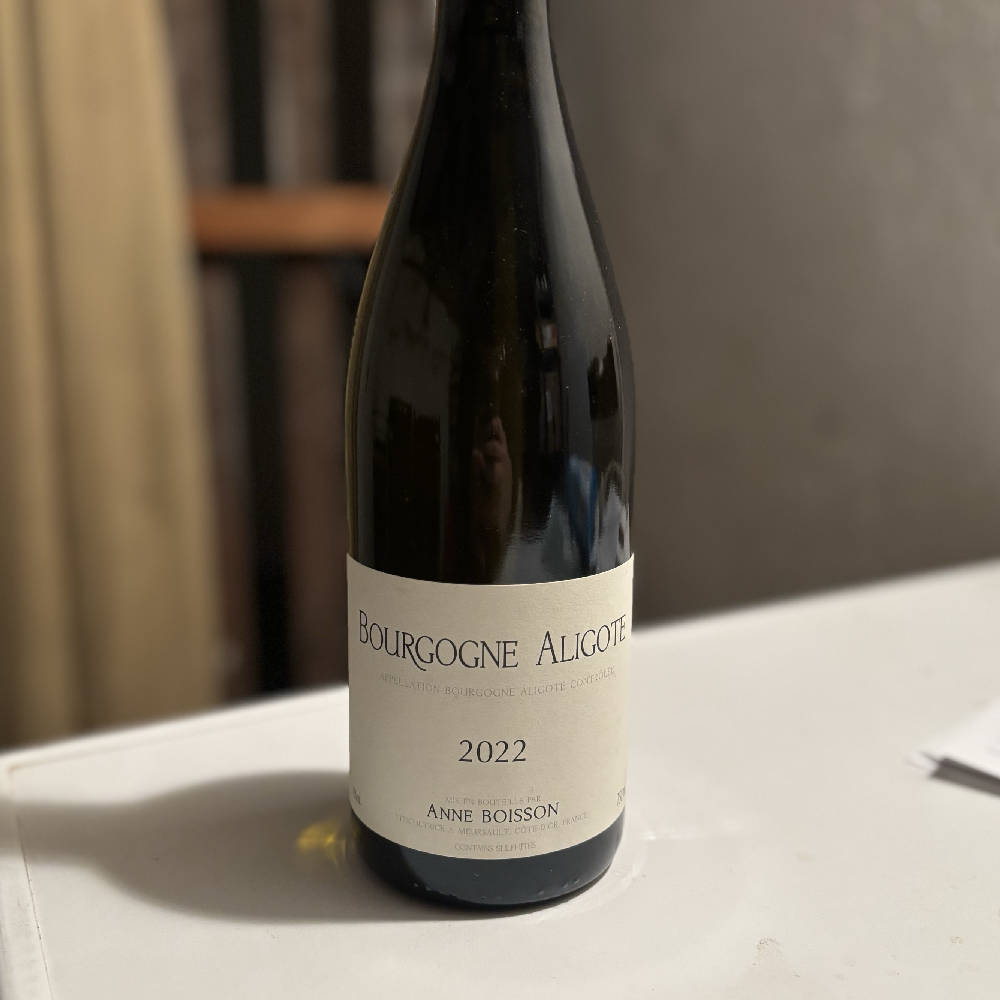 Anne Boisson Bourgogne Aligote 2022