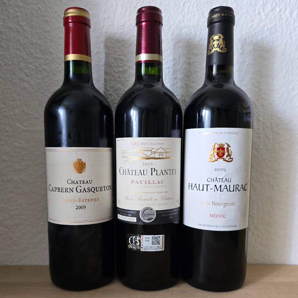 3 x Bordeaux 2009