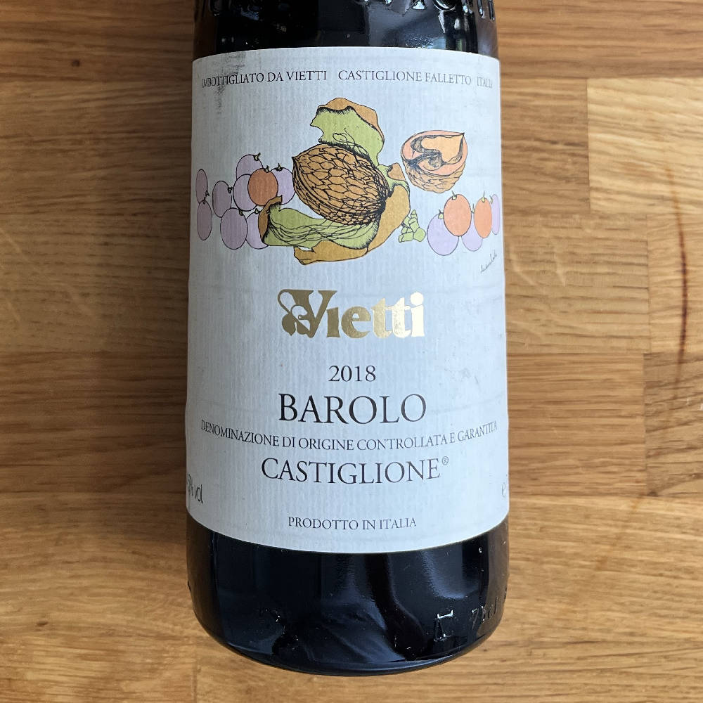 Vietti Barolo Castiglione 2018 94 Parker