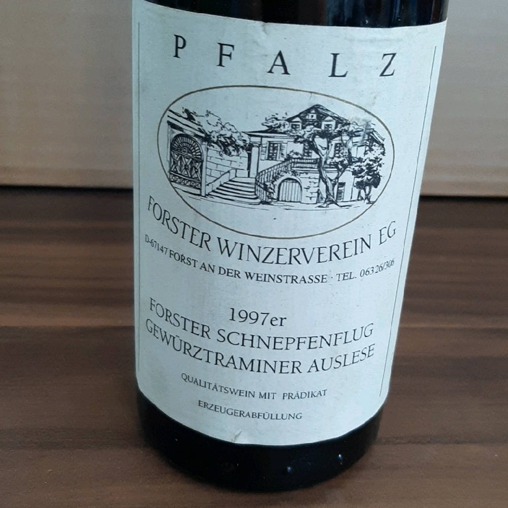 1997er Forster Schnepfenflug Gewürztraminer Auslese Forster Winzerverein 